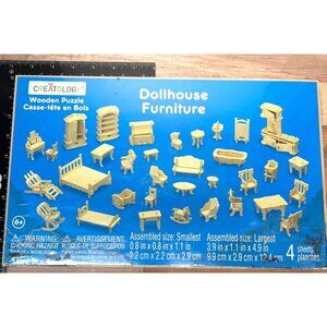 Creatology Wooden Dollhouse Furniture Set